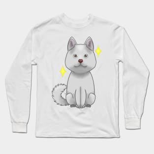 White alaskan malamute Long Sleeve T-Shirt